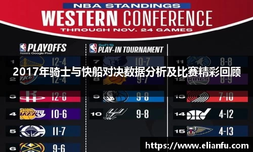 2017年骑士与快船对决数据分析及比赛精彩回顾